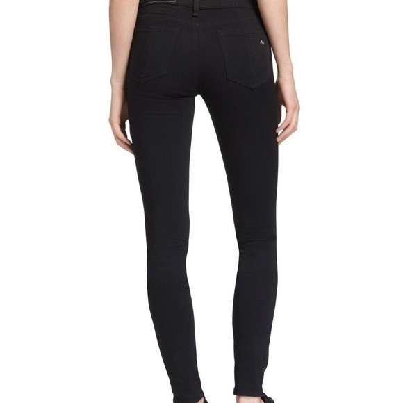 Rag & Bone Black Plush Legging Jeans - Picture 5 of 12